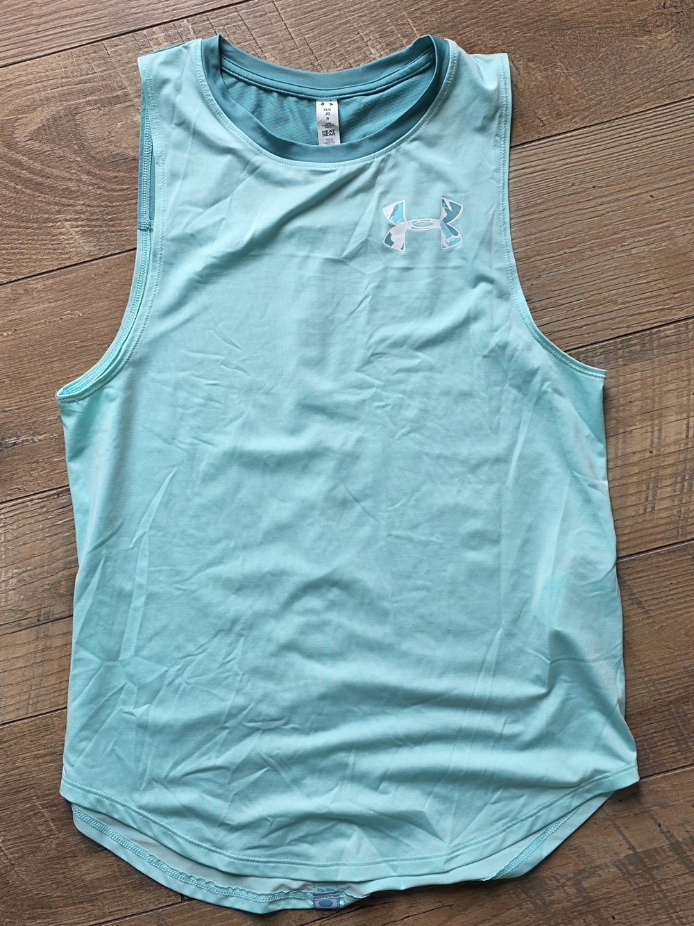 Under Armour Aqua Mint Sleeveless Athletic Tank